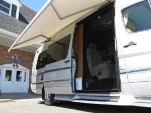 Winnebago Touring Coach™ ERA Side Door Open