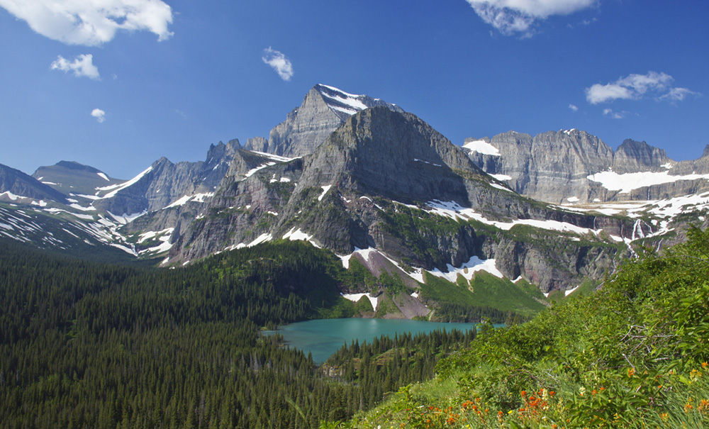 Grinnell Lake in Glacier National Park