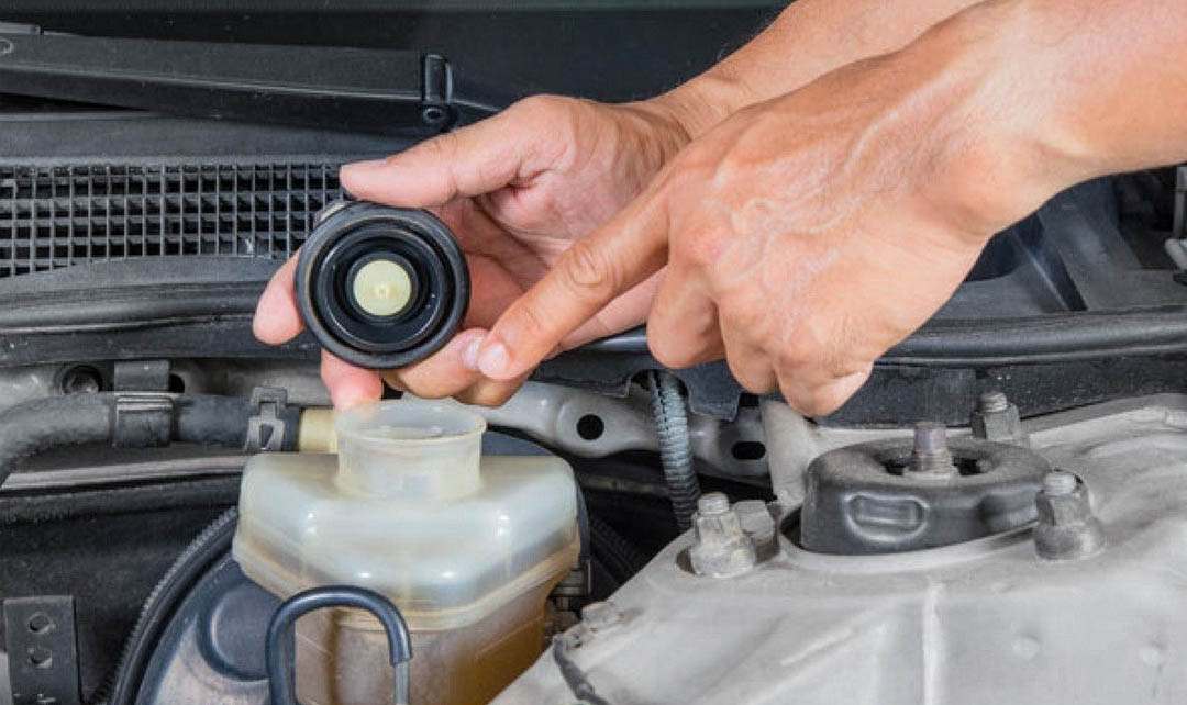 Brake fluid check
