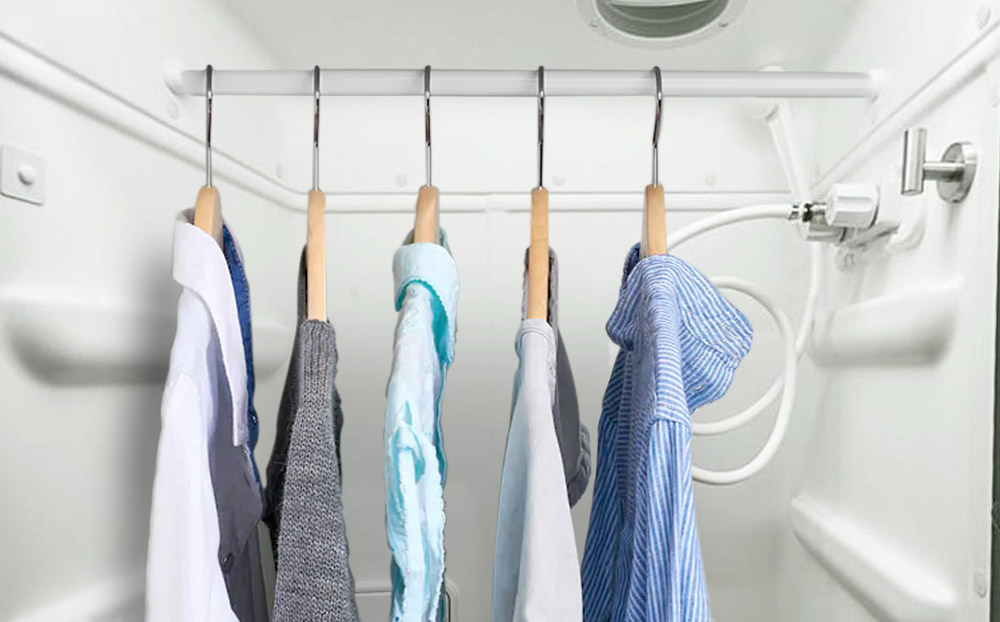 Clothes hanging