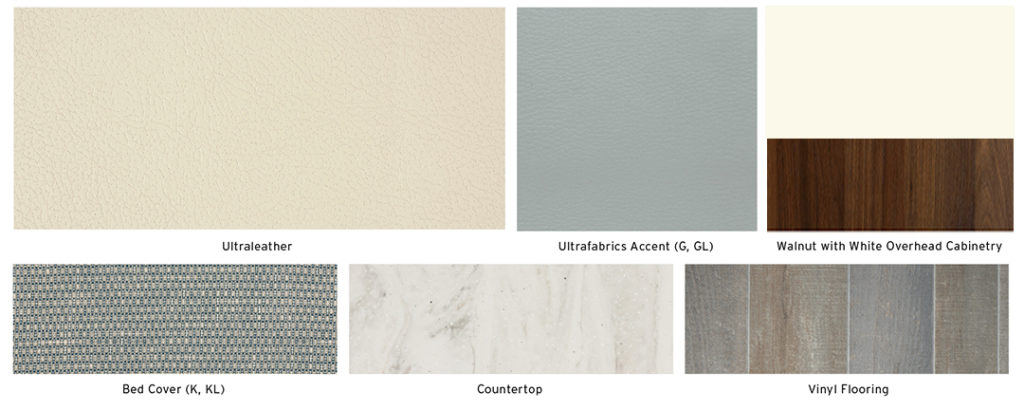Bleu Walnut White